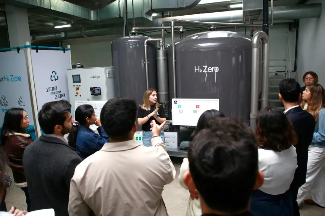 Installation de recirculation d'eau dans une usine textile